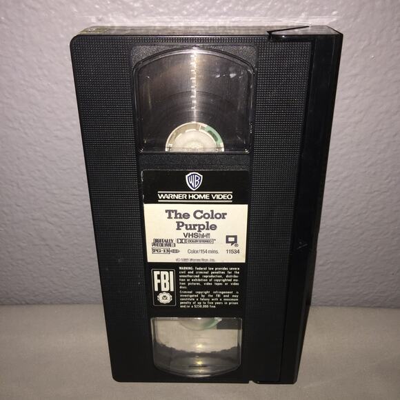 Vhs Used The Color Purple *Screener* Preview Tape For Display Purposes Only Wb - Picture 9 of 14